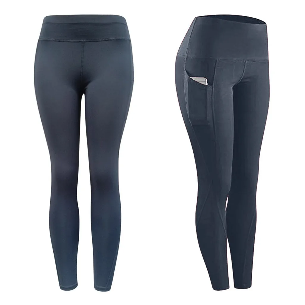 Leggings Push Up à Poches Latérales pour Femme, Pantalon Taille Haute, Collants de Fitness, de bug astique, de dehors, de Course à Pied, de Yoga