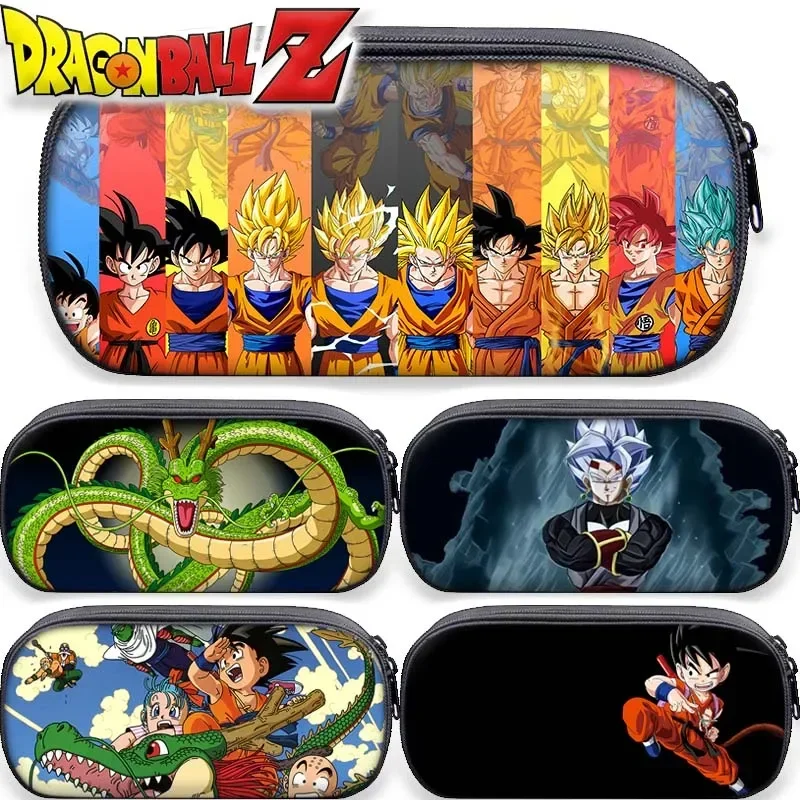 

Dragon Ball Son Goku Пенал большой емкости Школьные принадлежности Пеналы для офисного стола Сумка для хранения Студенты Детские сумки для ручек