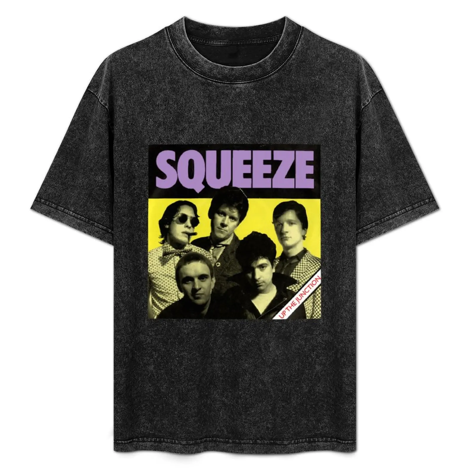 

Squeeze (band) vintage up the junction T-Shirt Fashion Letter Print T-Shirt