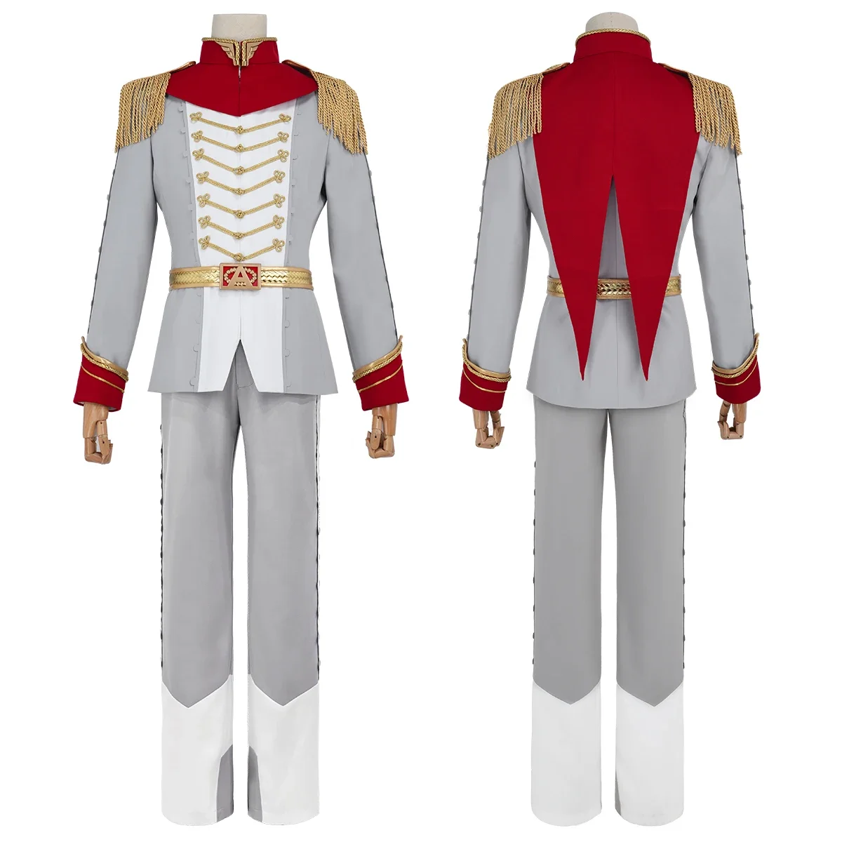 

Cosplay P5 Game Akechi Goro Cosplay Costume Wig Crow Grey Uniform Mask Cos Convention Stage Comic Suit Christmas New Year Gift