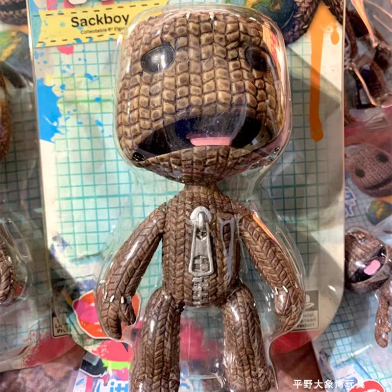 15-25cm gift box Little Big Planet Sackboy action figure doll kids collection big adventure modeltoy