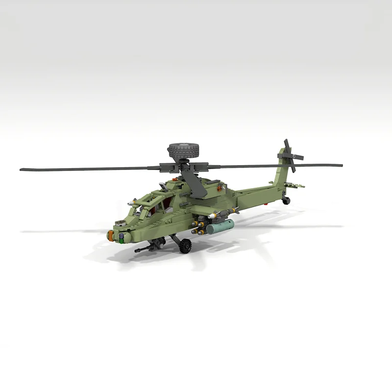 1044 stücke MOC AH APACHE Creatored Modell Bausteine Architektur Montieren DIY Weihnachten geschenk kreative Bildung spielzeug Ziegel Kinder