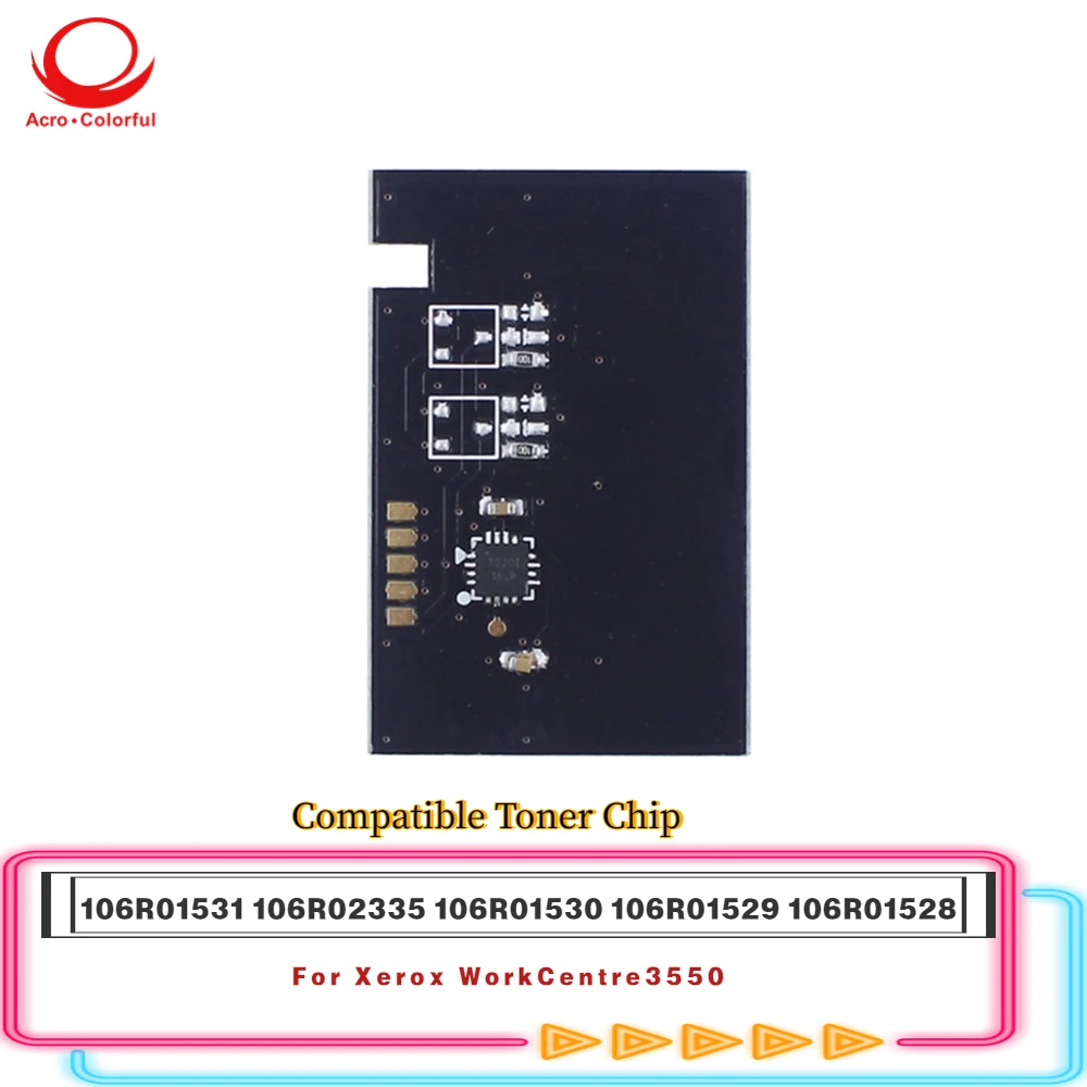 11K 106R01530 106R01527 Reset Toner Cartridge Chip For Xerox WorkCentre 3550 Laser Printer Copier