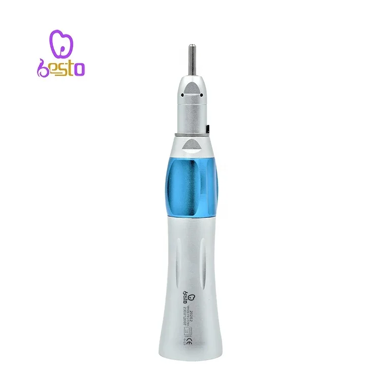 den tal 1:1 Slow Speed Straight Micromotor Handpiece External Water Spray Low Speed Straight Handpiece Contra Angle for Dentist