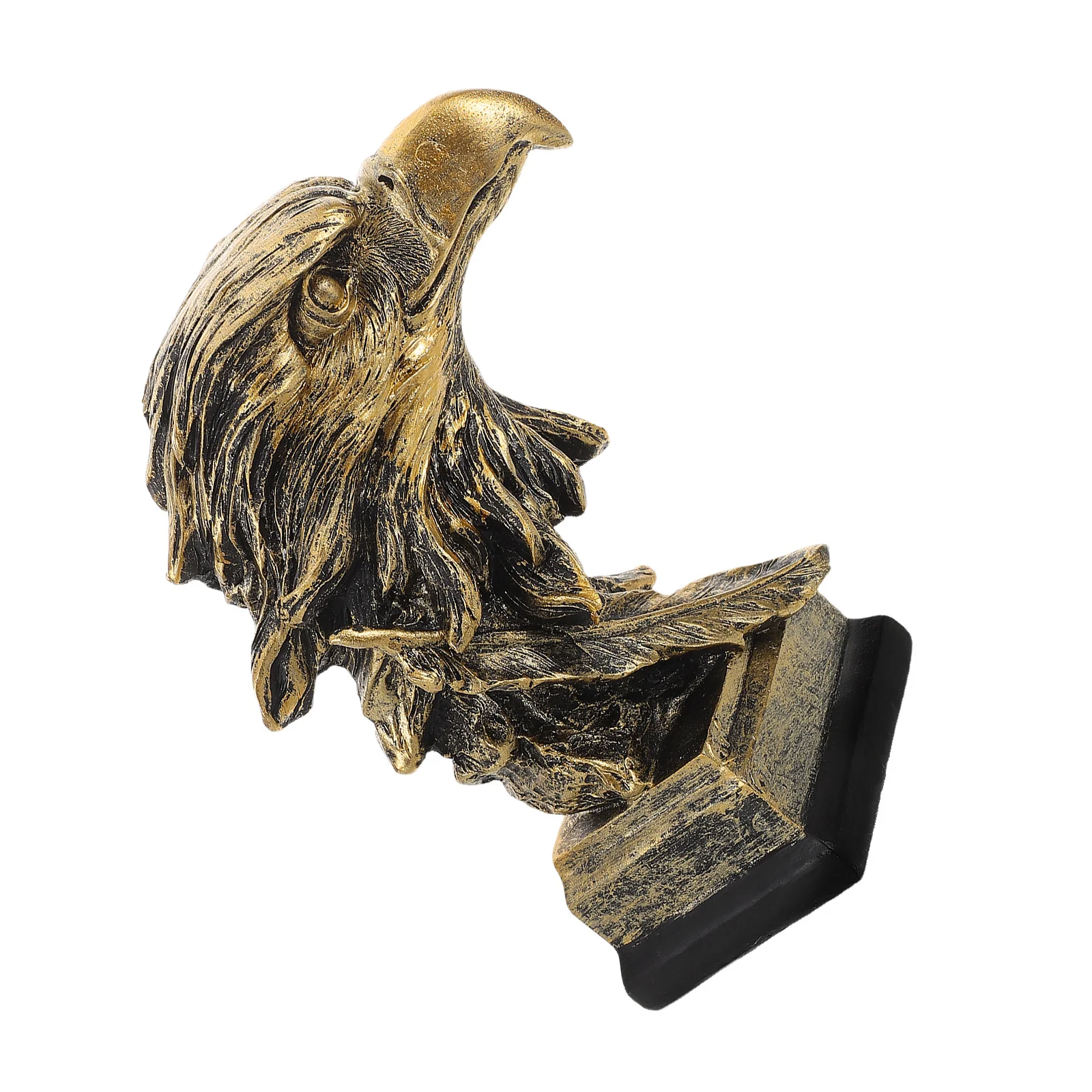 

Nordic Style Animal Sculpture 6.5 Inch Resin Eagle Head Statue For Desktop Bookshelf Home Office Decor Decorative Bird