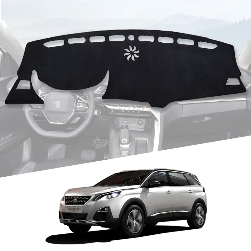 

Коврик на приборную панель для Peugeot 3008 4008 5008 GT 2017-2022: защитный, солнцезащитный, ковровый чехол