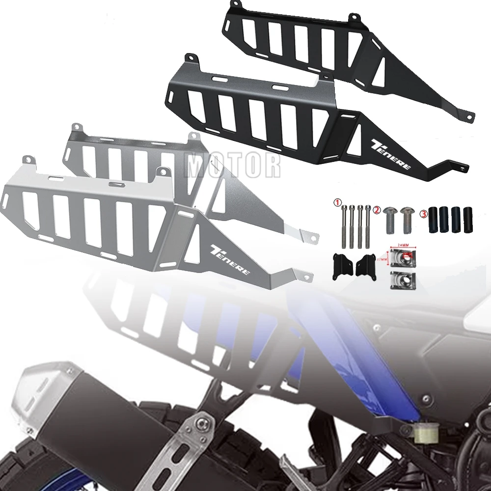 

For Yamaha Tenere 700 / T7 / T700 2020 2021 2022 2023 Motorcycle Side Luggage Rack Tenere700 Tenere T700 Side Bracket Carrier