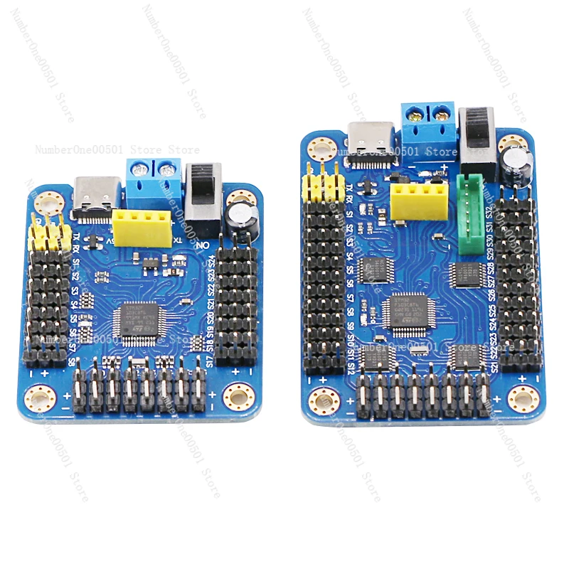 PWM16 channel 24 channel 32 channel robot robot arm gimbal servo control board device supports PS2 handle Bluetooth