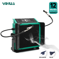 YIHUA 948DQ-I 200W Soldering Fume Extractor Filter Smoke with 2 Helping Hands