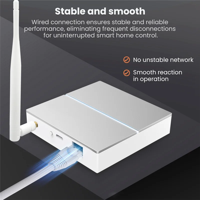 

Чувствительный Tuya Zigbee3.0 Smart Gateway Hub Проводной шлюзовый мост с антенной для умного домашнего моста Беспроводной пульт дистанционного управления