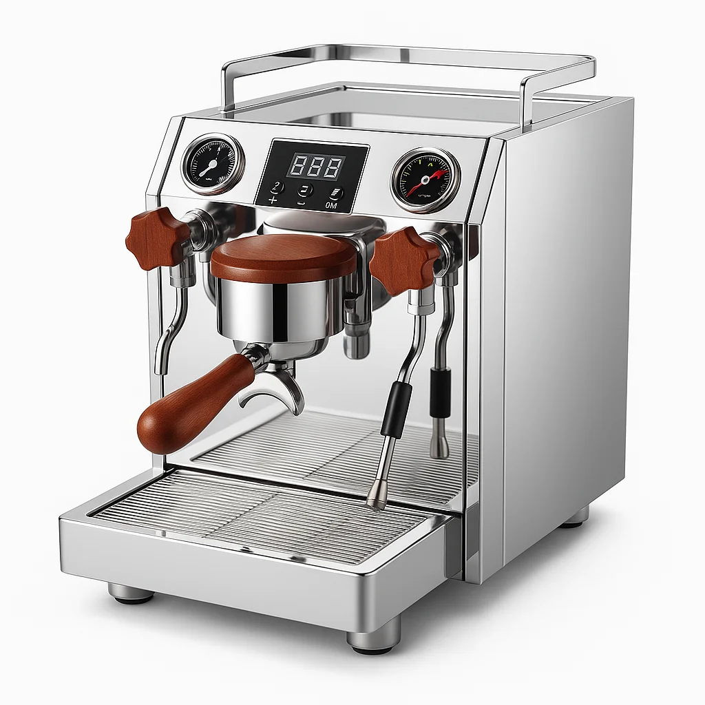 

Professional-Grade Espresso Machine with PID Dual Temperature Control and Dual-Boiler T3 Technology