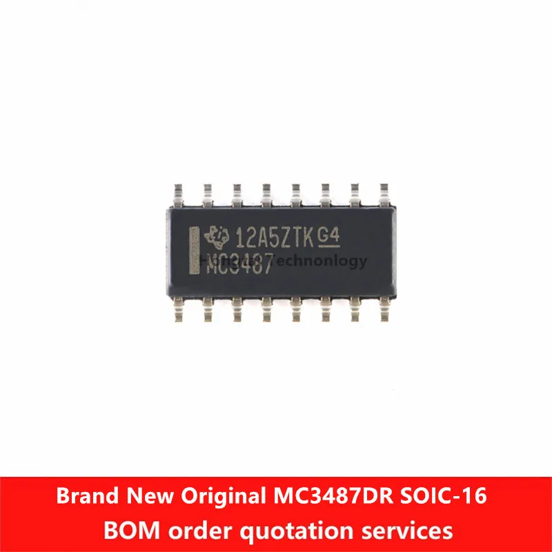 New Original SMT MC3487DR SOIC-16 Quad Differential Line Driver Chip