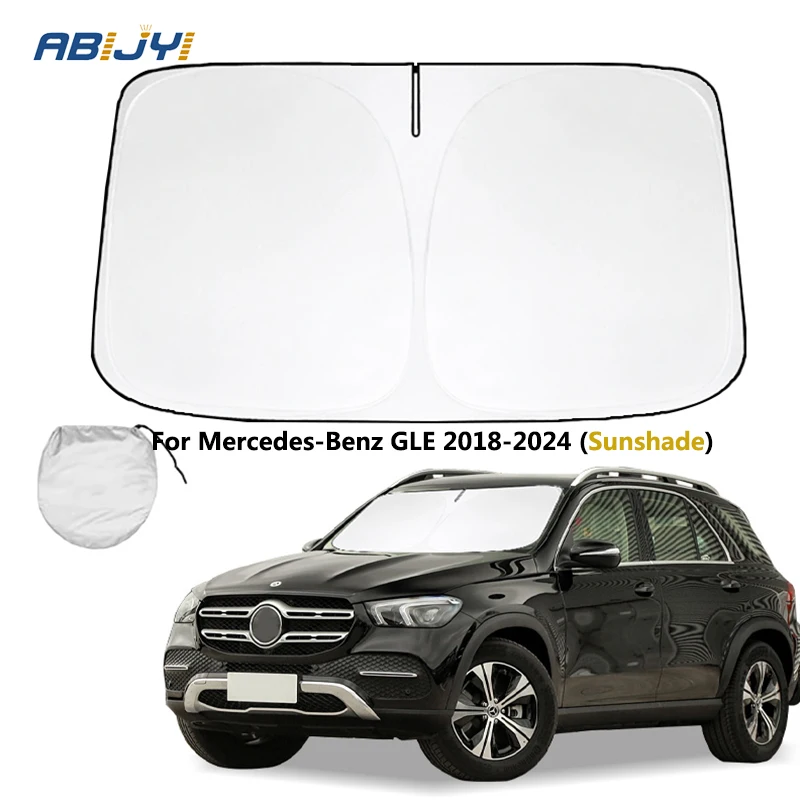 

For Mercedes-Benz GLE 2018-2024 New Car Windshield Sun Shade Reflector Sunshade Offers Protection Accessories