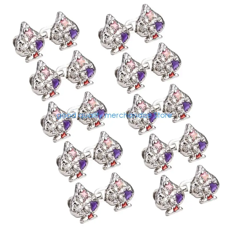 

Y5JD Detachable Heart Fastening Button Sewing Waist Tightener Clothing Buckles