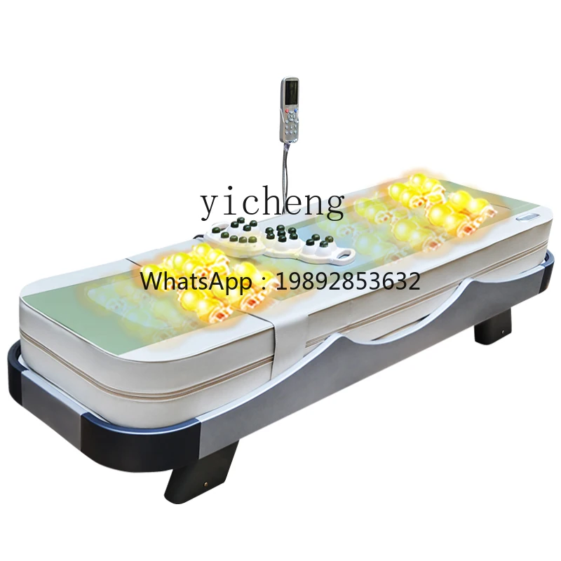 AB  Multi-Function Tepidity Therapy Bed Temperature Jade Massage Couch Household Automatic Whole Body Electric Massage Bed