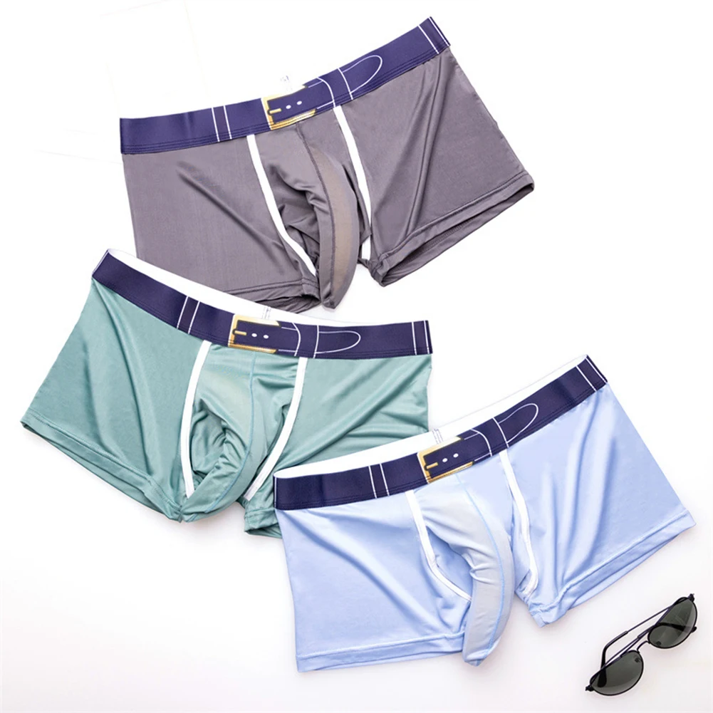 

Comfy Fashion Panties Panties Beatiful Boxer Brief Brand New Comfortable Fashion High Quality Ice Silk Lightweight