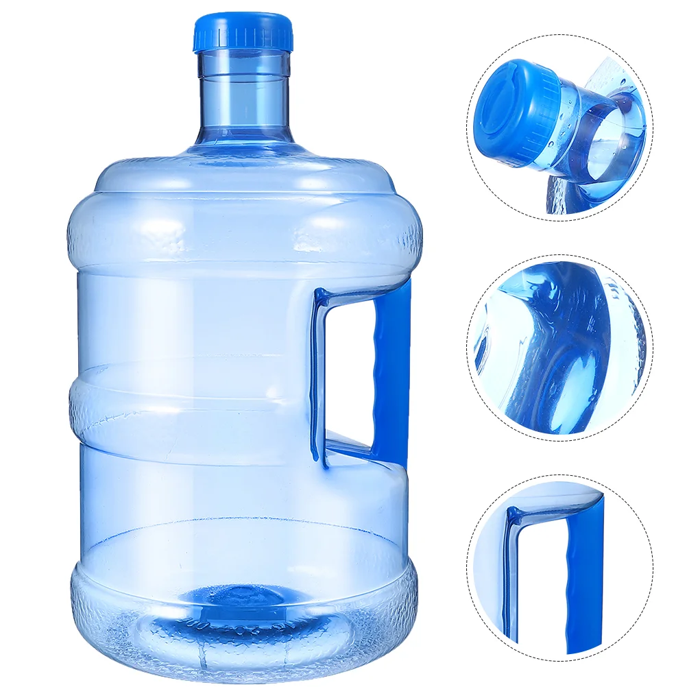 2 Pcs Outdoor Portable Mineral Water Bucket Thickened Pet Kettle (5l Extra Version) 2pcs Container Pressurize for The Hiking