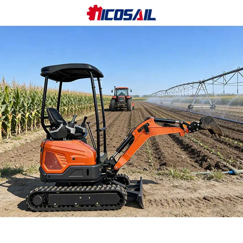 

Высококачественный мини-экскаватор 1,8 тонны – производство Китай, одобрен по стандарту EUR5 для сельскохозяйственных работ и строительных объектов