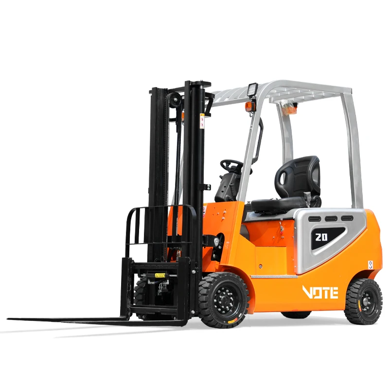 VOTE High Efficiency Electric Forklift Capacity 3 Ton 3.5 Ton Balanced Forklift 4 Wheel Electric Forklift For Sale customized