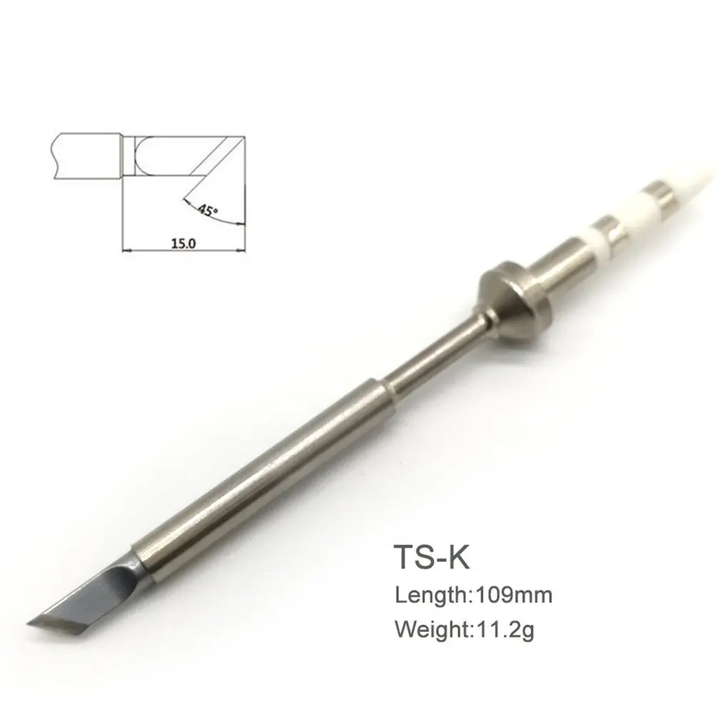 TS100 Soldering Iron Soldering Iron Tip Replacement Bit Head B2 BC2 C4 D24 K I Ku ILS C1 Lead Free soldering iron accessories