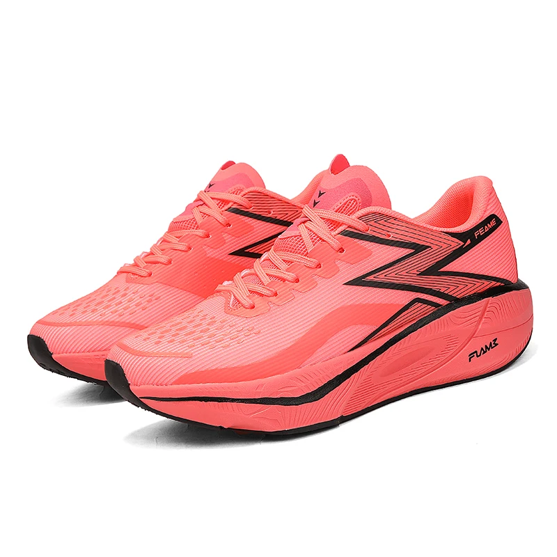 

New Men's Carbon Plate Sneakers Outdoor Soft Sole Mesh Sports Shoes Running Shoes Light Anti-Slip Casual Couple Tennis Shoes