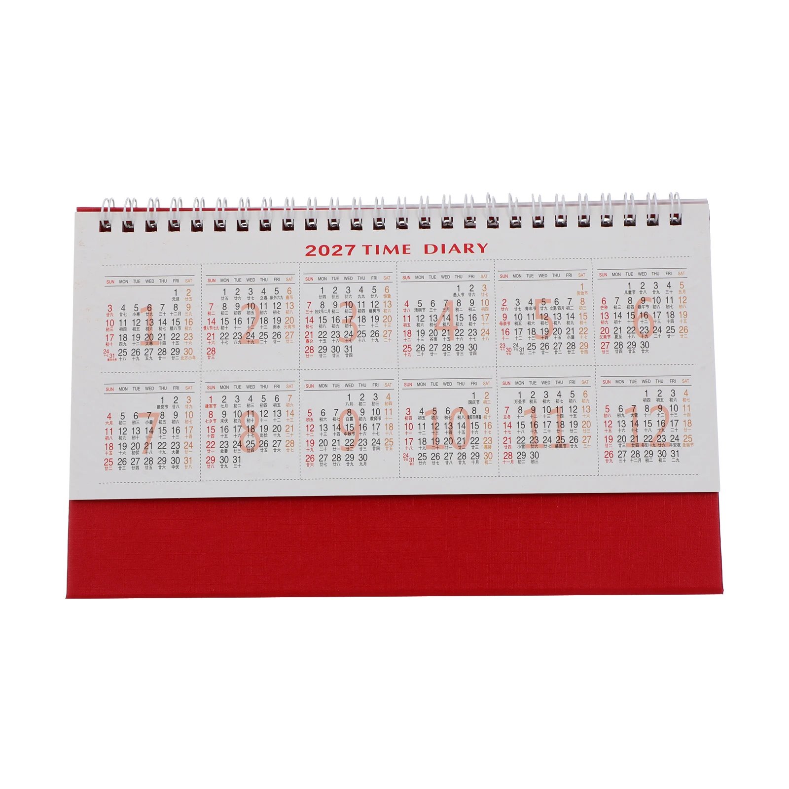 

Desk Calendar Chinese Zodiac 2026 Feng Shui Academic Monthly Lunar Traditional New Year