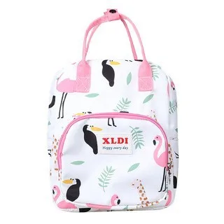 Mochila de escuela primaria para niñas y niños, Mini bolsa con estampado versátil de dibujos animados, estilo coreano, a la moda, novedad