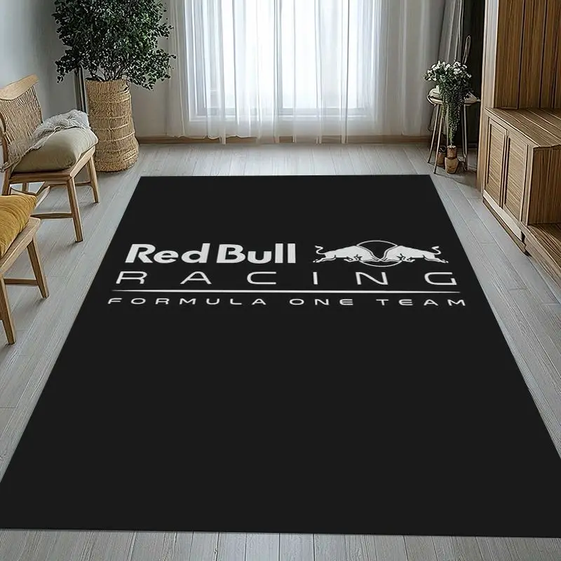 Racing Car R-Red B-Bull Garage Soft Non-Slip Large Area Rug for Living Room,Bedroom Playroom Carpet Mat for Sofa,Home Decor