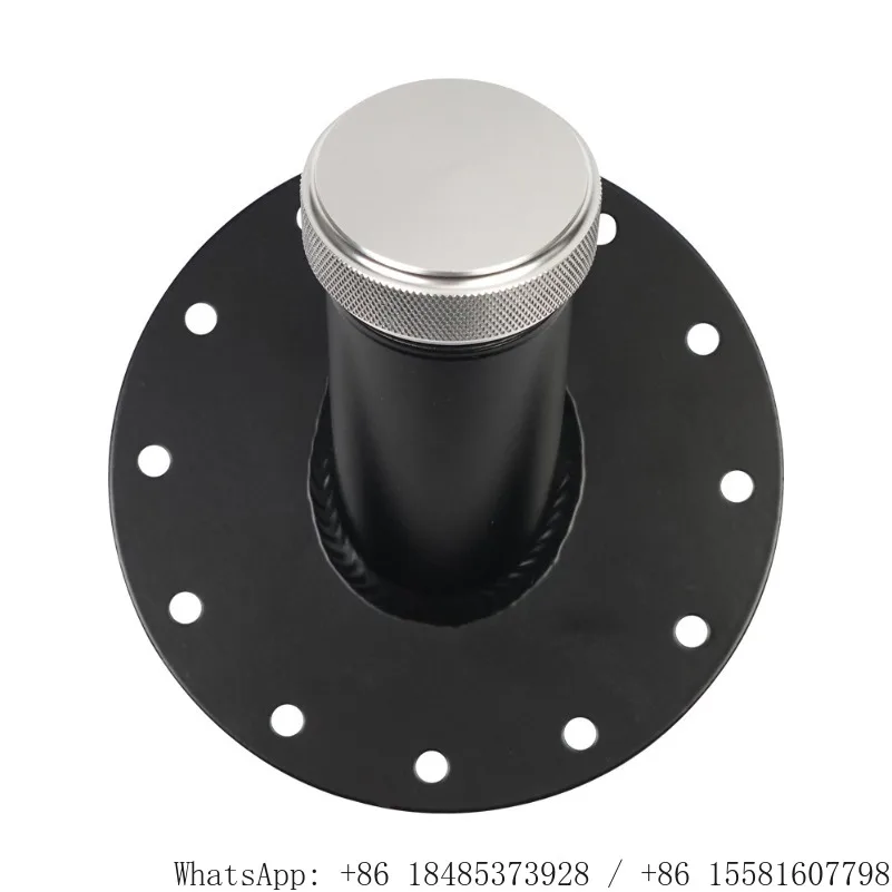General fuel 45 degree angled fuel tank cap with cap, 12 bolt aluminum alloy