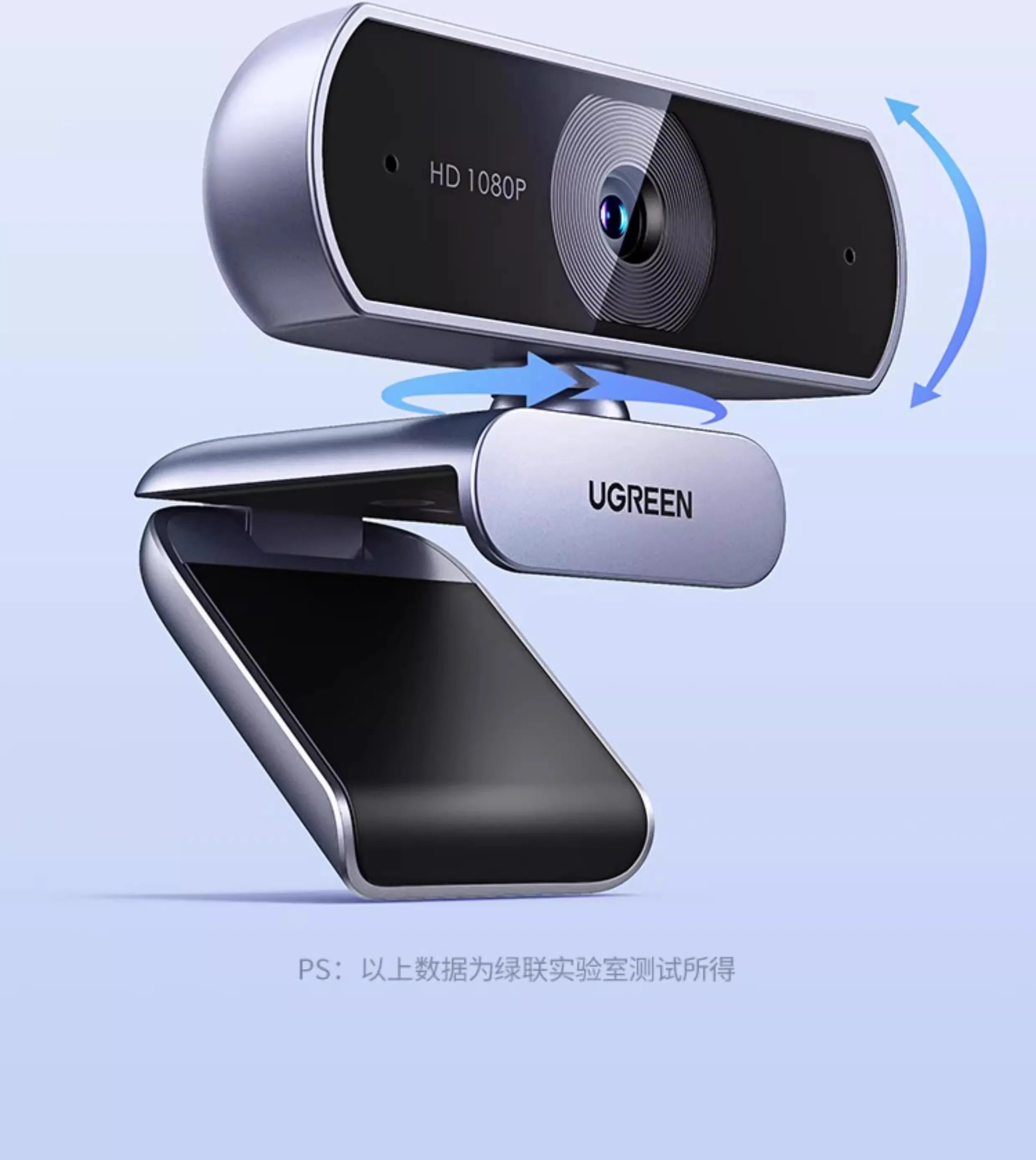 كاميرا ويب UGREEN 4K FHD بدقة 8 ميجابكسل للكمبيوتر الشخصي PDAF التركيز التلقائي المزدوج AI ميكروفونات إلغاء الضوضاء كاميرا ويب تعمل للتكبير/الفرق/جوجل ميت