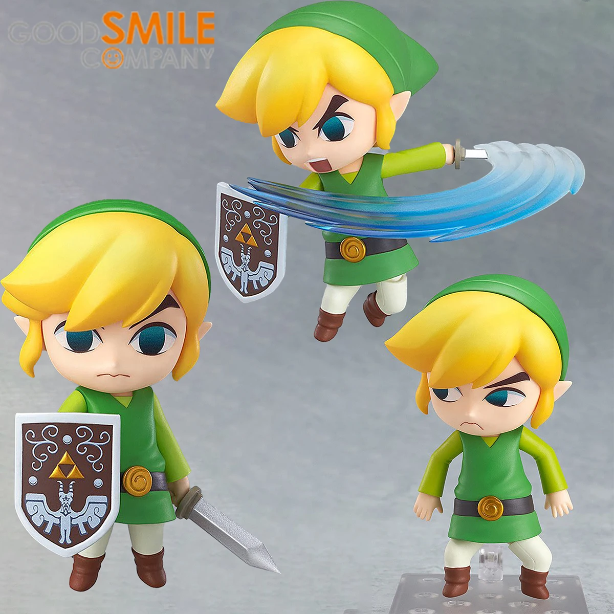 En stock GSC Nendoroid 413 Link de The Legend of Zelda: The Wind Waker HD, figuras de anime coleccionables, modelo original.