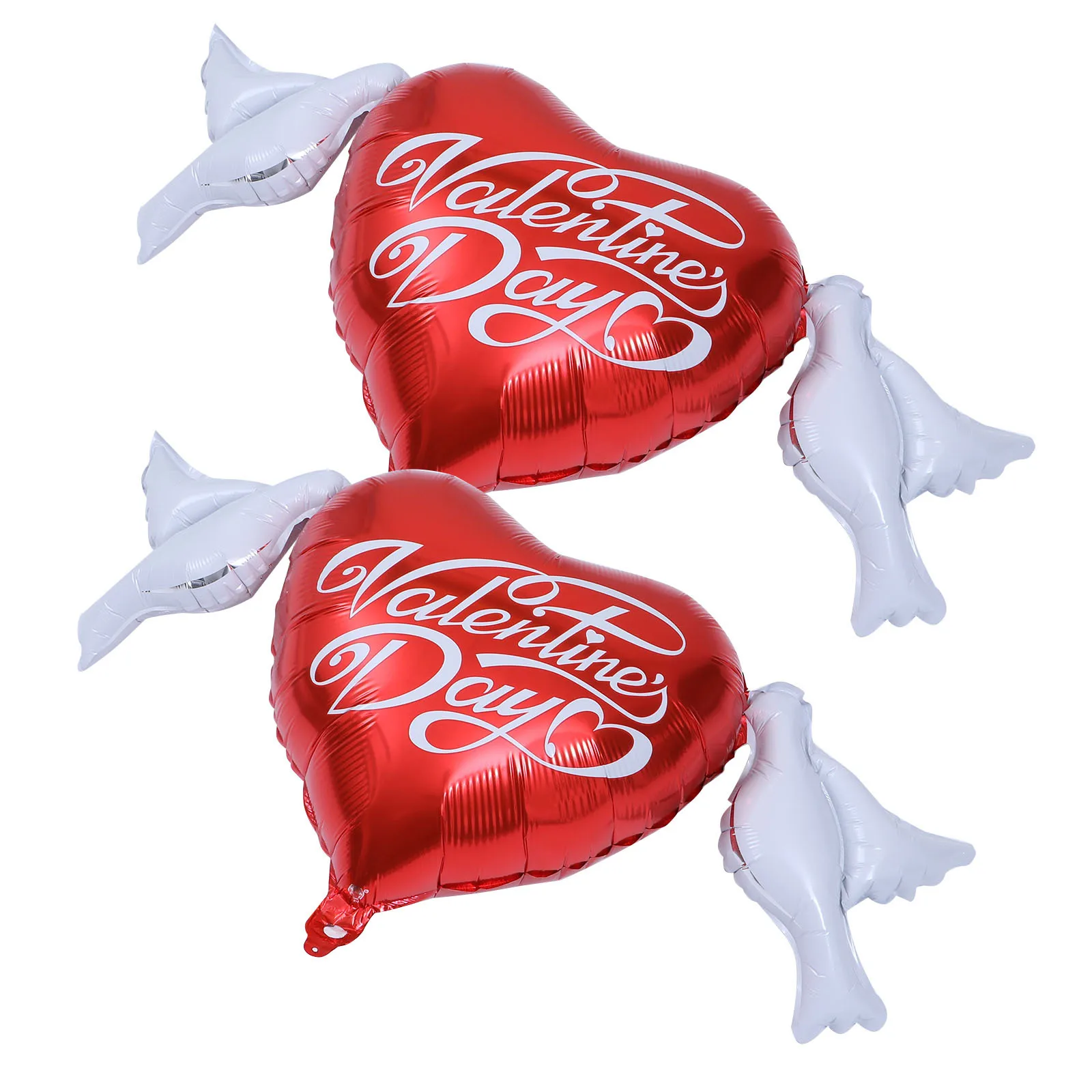 

2Pcs Heart Shape Wedding Balloons Aluminium Film Wedding Party Decoration Balloons Indoor Outdoor Photo Background