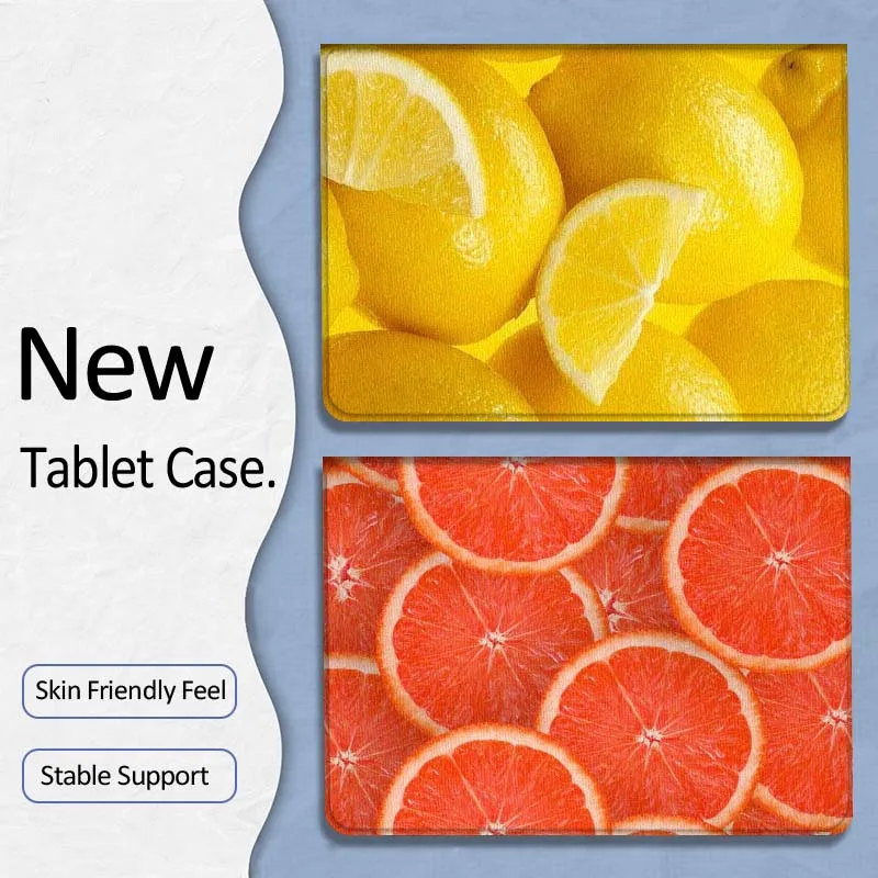 

Fruit Lemon Pomelo Color For Samsung Galaxy Tab A7 A A8 A9 A11 S6 S11 10.1 10.4 10.5 Inch Lite PLus Soft Tablet Case Gift