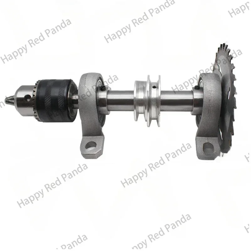 Bearing Seat Pulley Bench Saw Drill Woodworking Rotary Lathe DIY Bead Machine Cutting Spindle Chuck Y