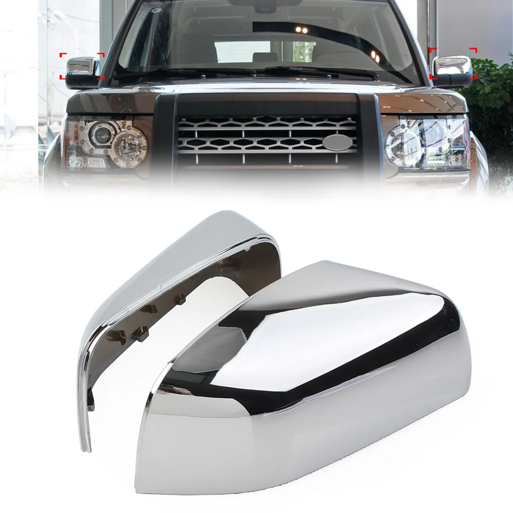 1Pcs Chrome Car Side Rearview Mirror Cover Cap Left/Right For Land Rover LR4 LR2 Freelander 2 Range Rover Sport LR019962