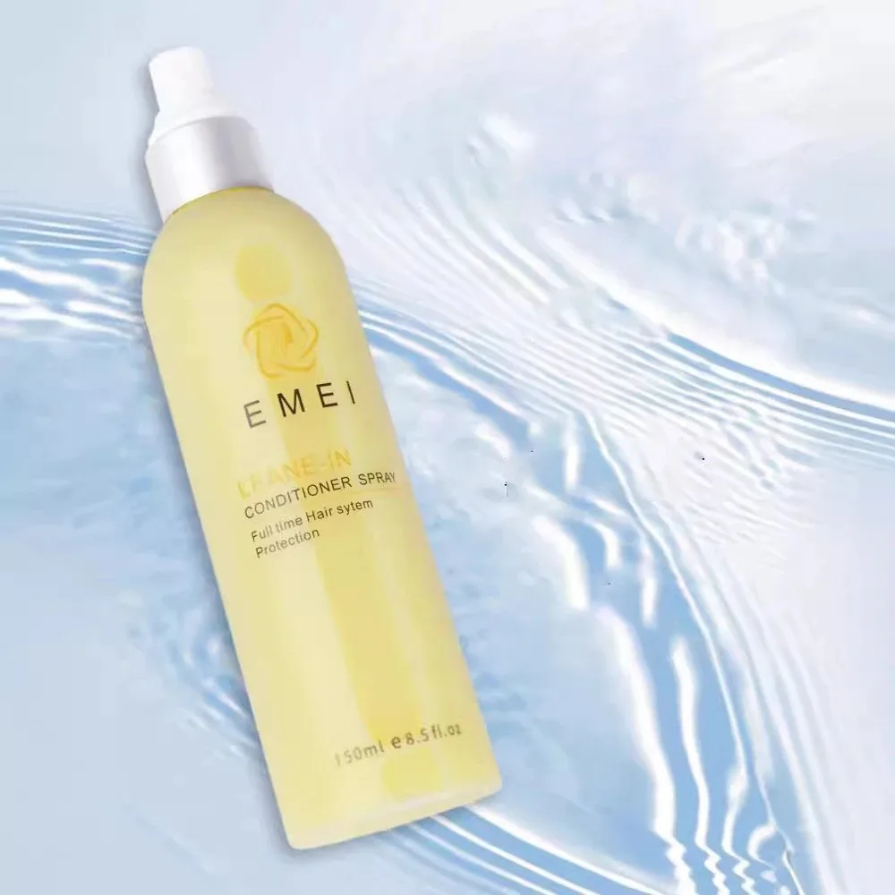 يغذي العناية بالشعر، رذاذ أساسي يزيد من اللمعان وتحسين إصلاح الشعر للحماية من حرارة الشعر المعقود الجاف #4