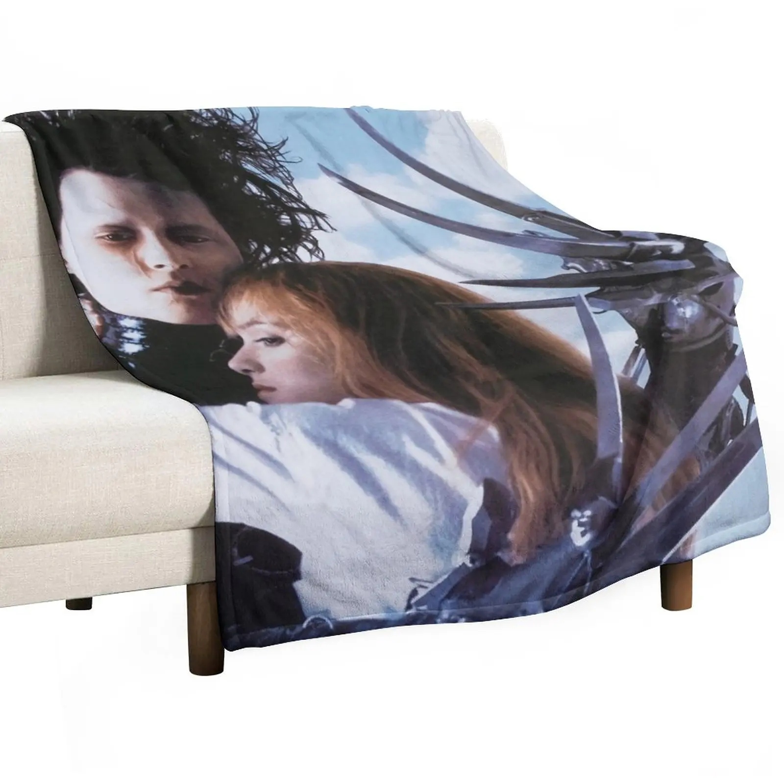 

Edward and Kim Throw Blanket Fluffy Shaggy Blanket Softest Blanket Travel Blanket