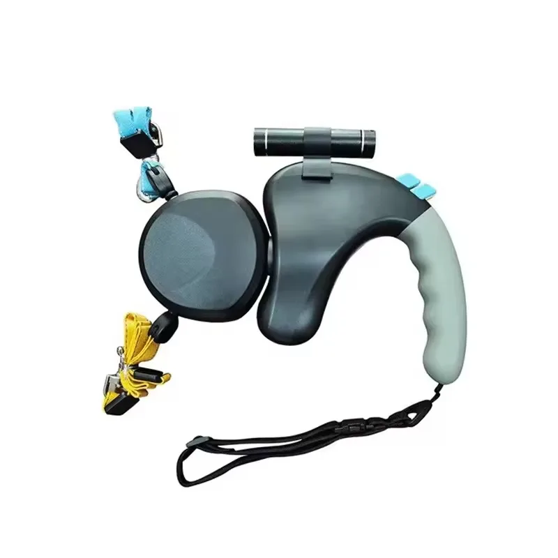 

Personalized Automatic Retractable Dog Leash with LED Light Adjustable Length PU Material Concise Design for Large Small Breeds