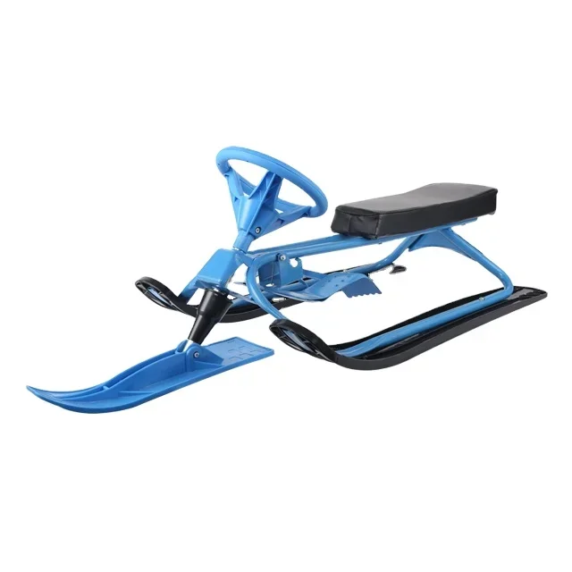 CE Approved Steerable Snow Scoot Sled for Kids Winter Outdoor Toys