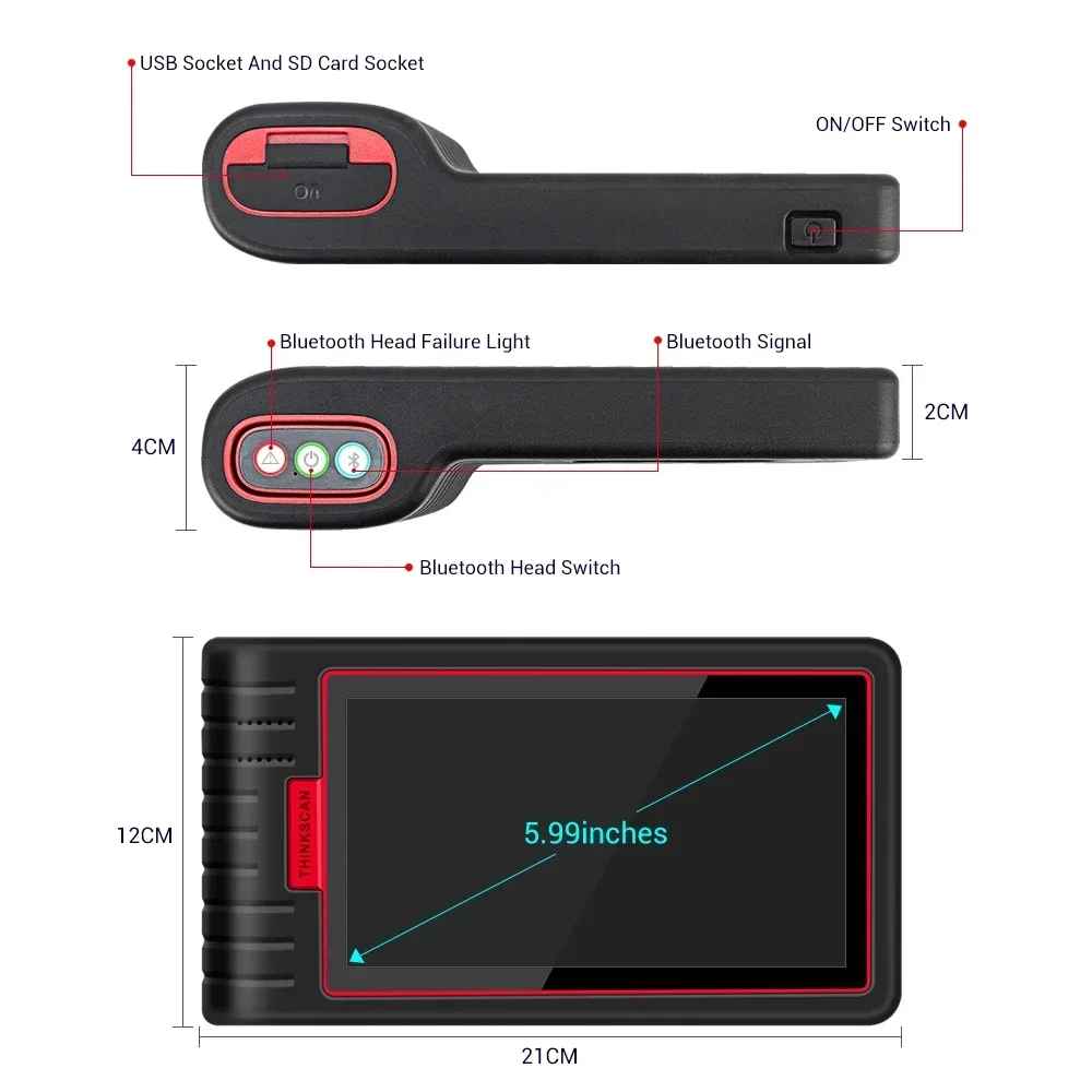 Thinkscan Max 2 Online Full OBD2 Functions All System Auto Diagnostics ECU Coding Obd Car Scanner Diagnostic