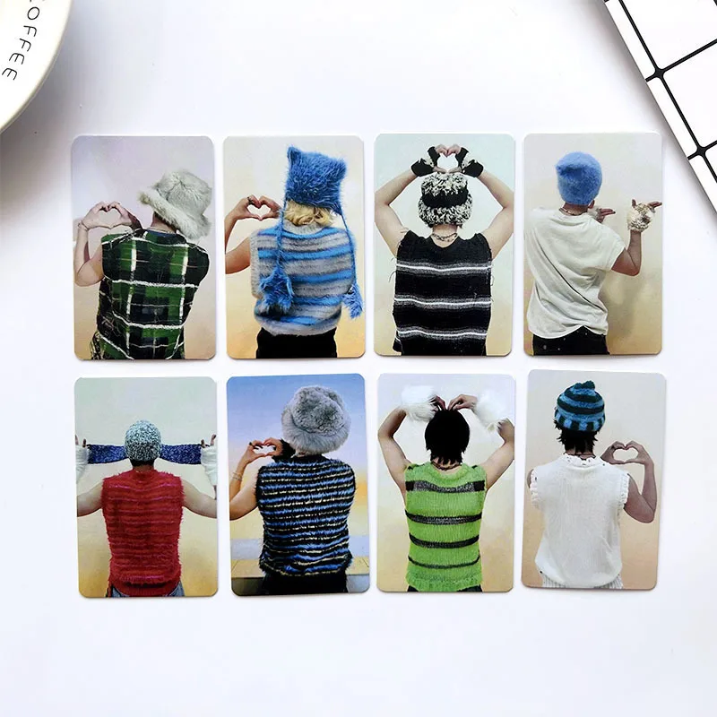 

8 pieces/set of group new album card High quality HD photo print Souvenir gift postcard small card