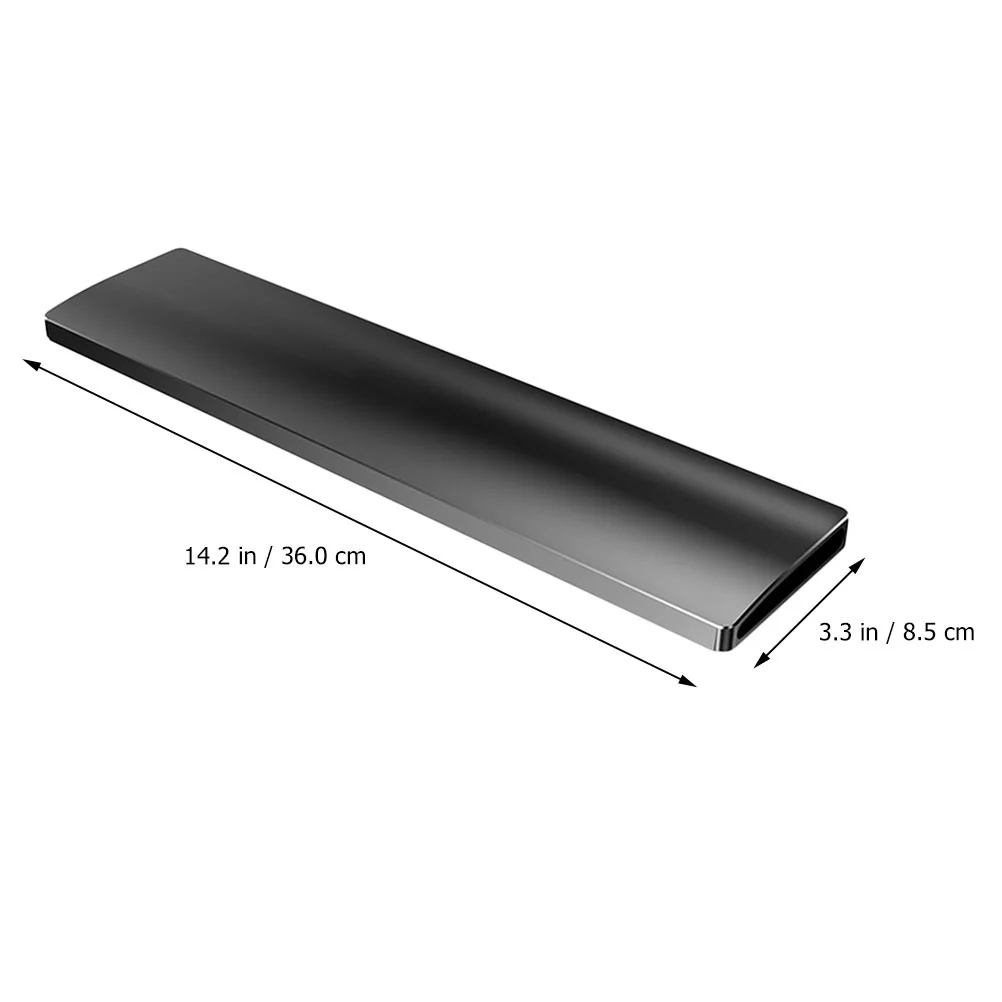 

Ergonomic Mechanical Hand Rest 87 Key Aluminum Alloy Palm Support Heavy Duty Non Slip Silicone Base Wrist Pad For Computer