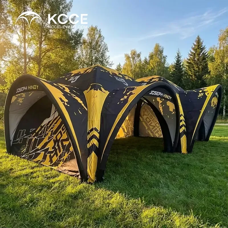 KCCE Easy Setup 4m 5m 6m 7m 8m Outdoor Advertising Inflatable Gazebo Dome Spider Model Canopy Air Inflat Tent for Events
