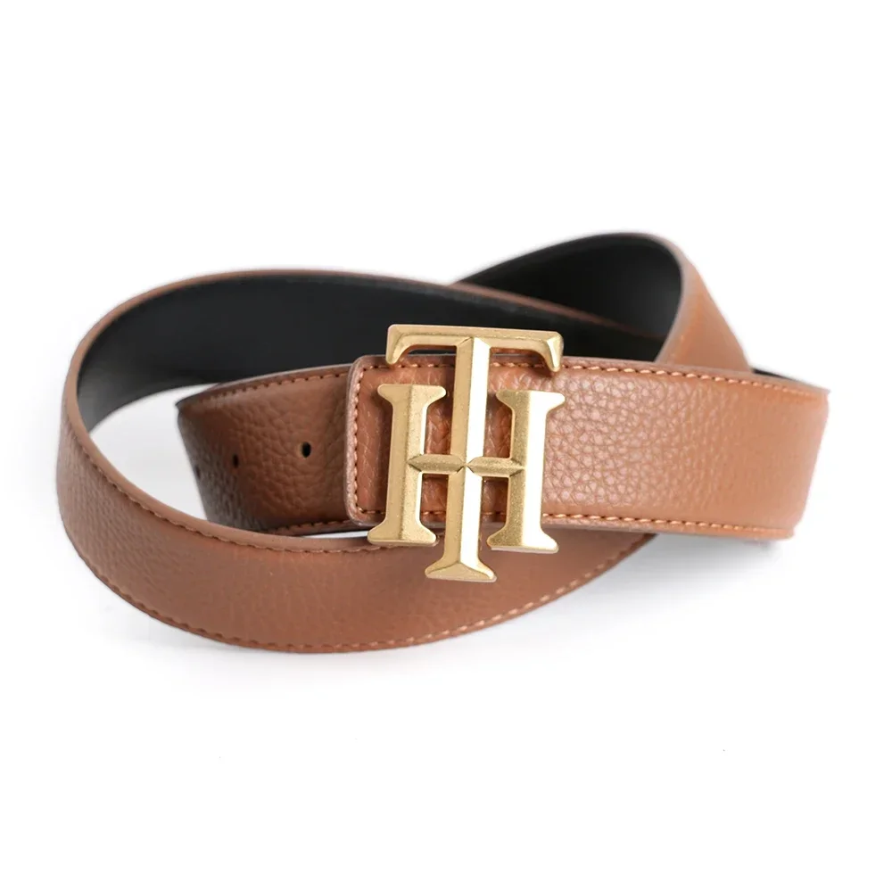 

Cowhide Luxury Designer Brand Waist Belt Men Gifts High Quality Women Genuine Real Leather Dress Strap for Jeans Waistband