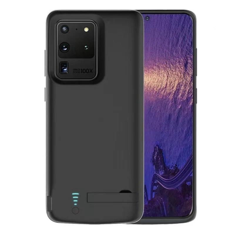 For Samsung Galaxy S Series Wireless Charging Case Rechargeable Portable Charging Cover Extended Battery Pack Charger Power Case