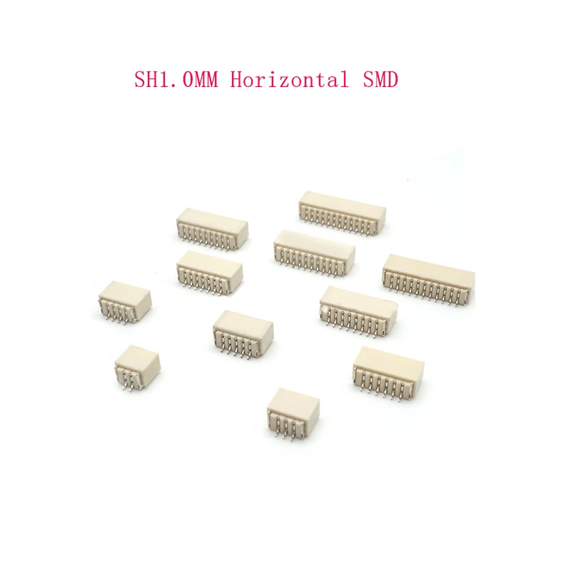 10PCS Micro Mini Plug Socket Pitch Size 2.54/2.0/1.5/1.25/1.0mm Connectors 10/9/8/7/6/5/4/3/2 Pin Small Connector RC Adapter