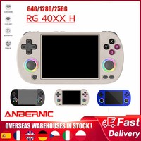 ANBERNIC RG40XX H Handheld Game Console 4.0-in 640*480 IPS Screen 3200mAh 64 Bit System With RGB Light Built in 5K + Games RG40XXH