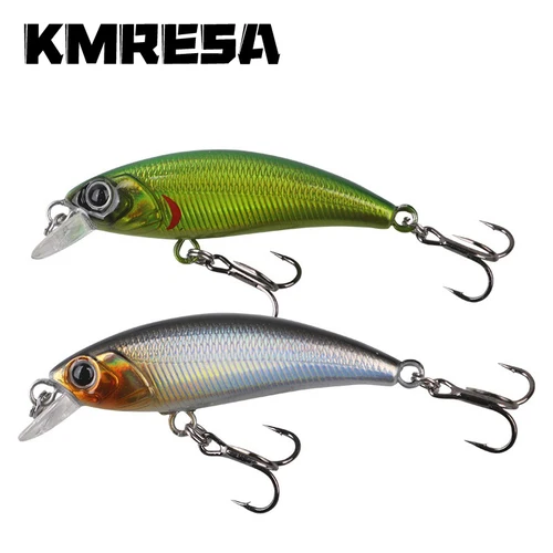 Imagen 1 del producto 1 Uds. Señuelo de pececillo hundido japonés 5g 60mm señuelo de pesca Micro Creek cebo duro Artificial trucha Crankbait aparejos de pesca