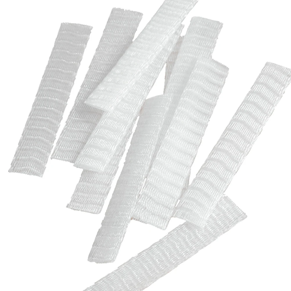 

100Pcs Pe Plastic Mesh Covers For Makeup Brushes Protective Sleeves Brush Protectors Travel Brush Organizers White