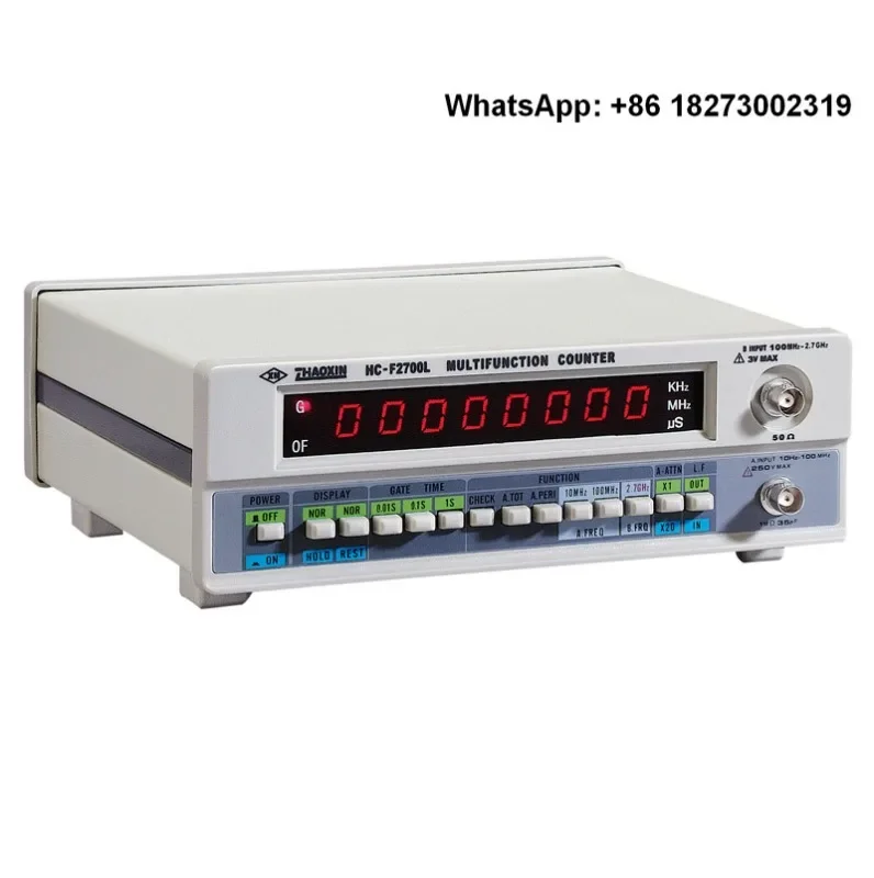 HC-F2700L frequency meter 2.7G frequency crystal oscillator signal counter test 8-bit LED display